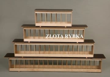 [FED016] Feeder Flat Top Wood 45cm