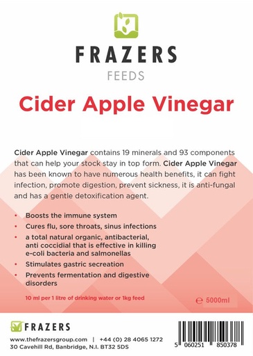 [FRA018] Apple Cider Vinegar (5L)