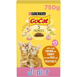GO-CAT Kitten/Junior Chicken, Turkey & Milk