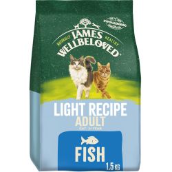 James Wellbeloved Light Adult Dry Cat Food Fish