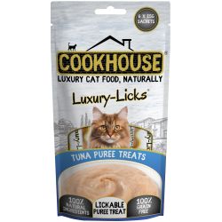 Cookhouse Cat Luxury Licks Tuna Puree