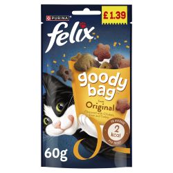 FELIX Goody Bag Original Mix Cat Treats PMP £1.39
