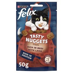 FELIX Tasty Nuggets Beef & Lamb Cat Treats