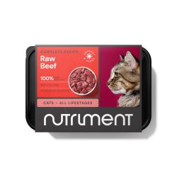 Nutriment Adult Cat Raw Beef Formula