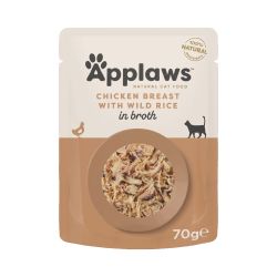 Applaws Natural Wet Cat Food Chicken Breast with Wild Rice in Broth