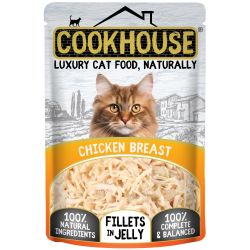 Cookhouse Cat Chicken Breast Fillets in Jelly
