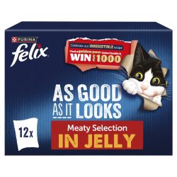 [823372] FELIX As Good As it Looks Meaty Selection in Jelly 12pk