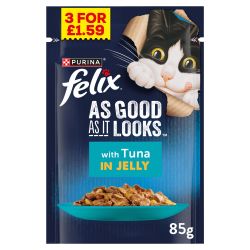 FELIX As Good As it Looks Tuna in Jelly PM 3 for £1.59