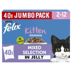 FELIX Original Kitten Mixed Selection in Jelly 40pk