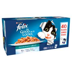 Felix Pouch As Good As It Looks Ocean Feasts in Jelly 40pk