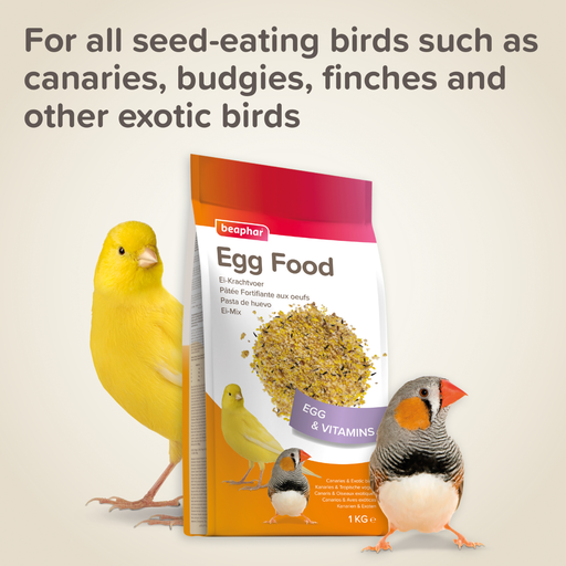 [1000133] Beaphar Egg & Vitamins - Food Finches, Canaries & Exotic Birds -