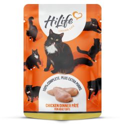 HiLife Cat Chicken Dinner Pate Pouch