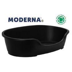 Moderna Plastic Dog Bed Black Extra Large
