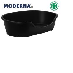 Moderna Plastic Dog Bed Black Jumbo