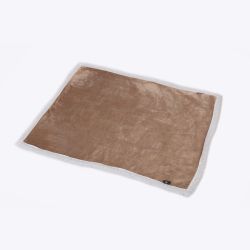 Danish Essentials Fur Blanket Beige