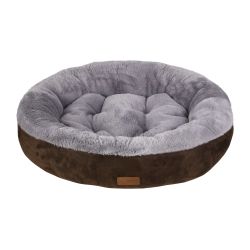 Dubex Ottoman Oval Dog Bed Green & Grey