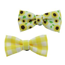 Ancol Bow Tie Soho Sunflower / Yellow Check