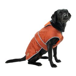 Ancol Heritage Quilted Dog Coat Terracotta