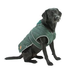 Ancol Heritage Coat Green Quilted