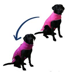Ancol Viva Reversible Coat Pink / Purple