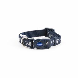 Ancol Reflective Bone Collar Blue