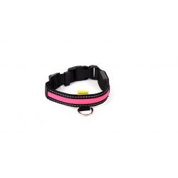 aniMate LED Collar Pink Large