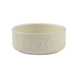 Mason Cash Lettered Dog Bowl Cream