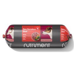 Nutriment Adult Dog Raw Beef Chubb Frozen