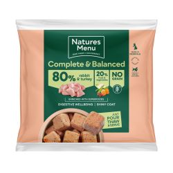 Natures Menu 80/20 Complete & Balanced Rabbit & Turkey Frozen