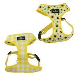 Ancol Harness Soho Reversible Sunflower / Yellow Check