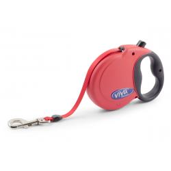 [86647] Ancol Viva Extend Lead Red