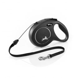 flexi New Classic M Cord 8 m, black