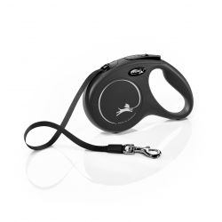 flexi New Classic M Tape 5 m, black