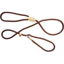 Hemm & Boo Soft Rope Slip Lead Brown