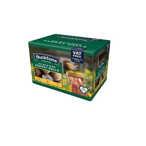[buc229] Bucktons Wild Birds High Energy Suet Fat Balls No Net X 150 Sunflower Seeds Etc