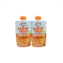 Doggi Lickn' Peanut Butter Squeezable Treat