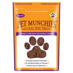 Pet Munchies Natural Liver & Chicken  Training Treats Super Value Pack