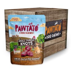 Pawtato Knots Small Purple