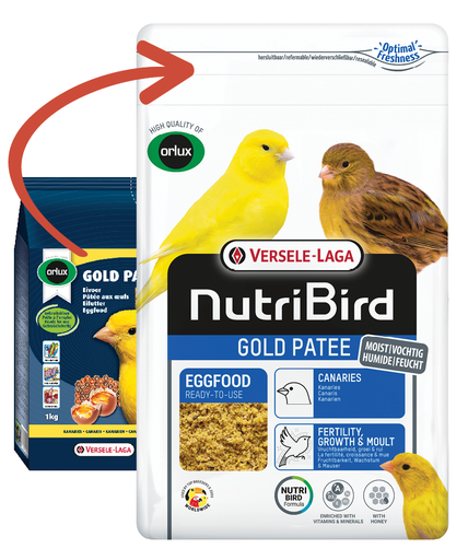 [VL134] Versele Laga Nutribird Gold Patee Canaries Ready-To-Use Eggfood
