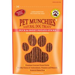 Pet Munchies 100% Natural Duck & Sweet Potato Dental Sticks