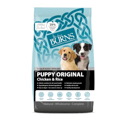 [BRN002] Burns Puppy Original (Chicken & Rice) Puppy & Junior All Breed