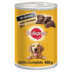 Pedigree Adult Wet Dog Food Tin Chicken in Gravy