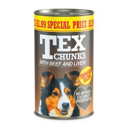 Tex Chunks Beef & liver £1.99