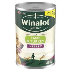 WINALOT Cans Lamb & Turkey in Jelly PMP £1.25