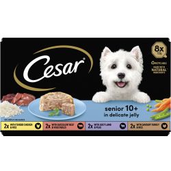 Cesar Senior 10+ in Delicate Jelly 8 Pack