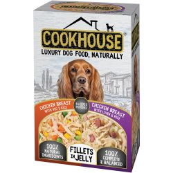 Cookhouse Dog Chicken Breast Fillets in Jelly 6pk