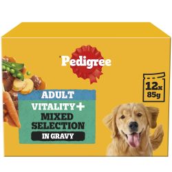 Pedigree Vitality+ Mixed Chunks in Gravy 12pk