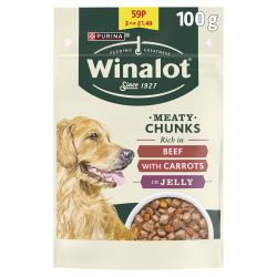 WINALOT Meaty Chunks Mixed in Jelly Beef