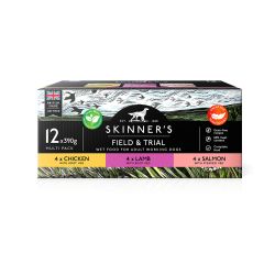 Skinner's Field & Trial Wet Adult Working Dog Variety 12pk