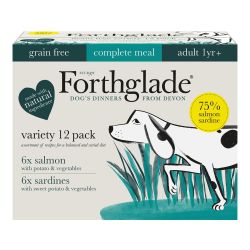 Forthglade Adult Dog Complete Meal Grain Free Fish 12pk